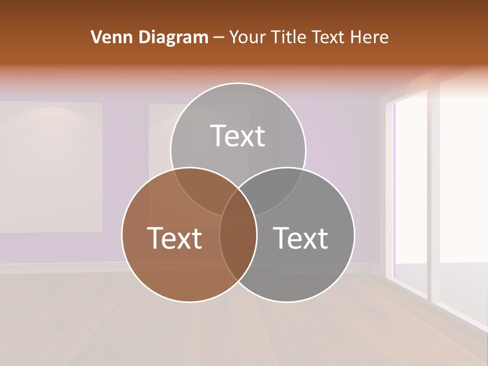Light Display Door PowerPoint Template