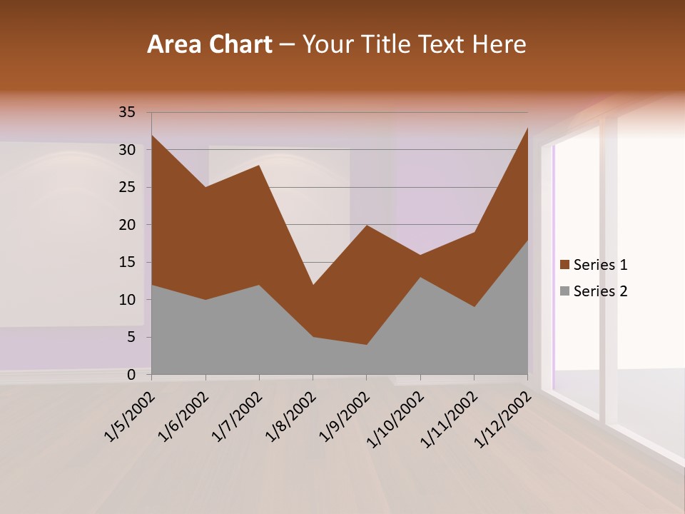 Light Display Door PowerPoint Template
