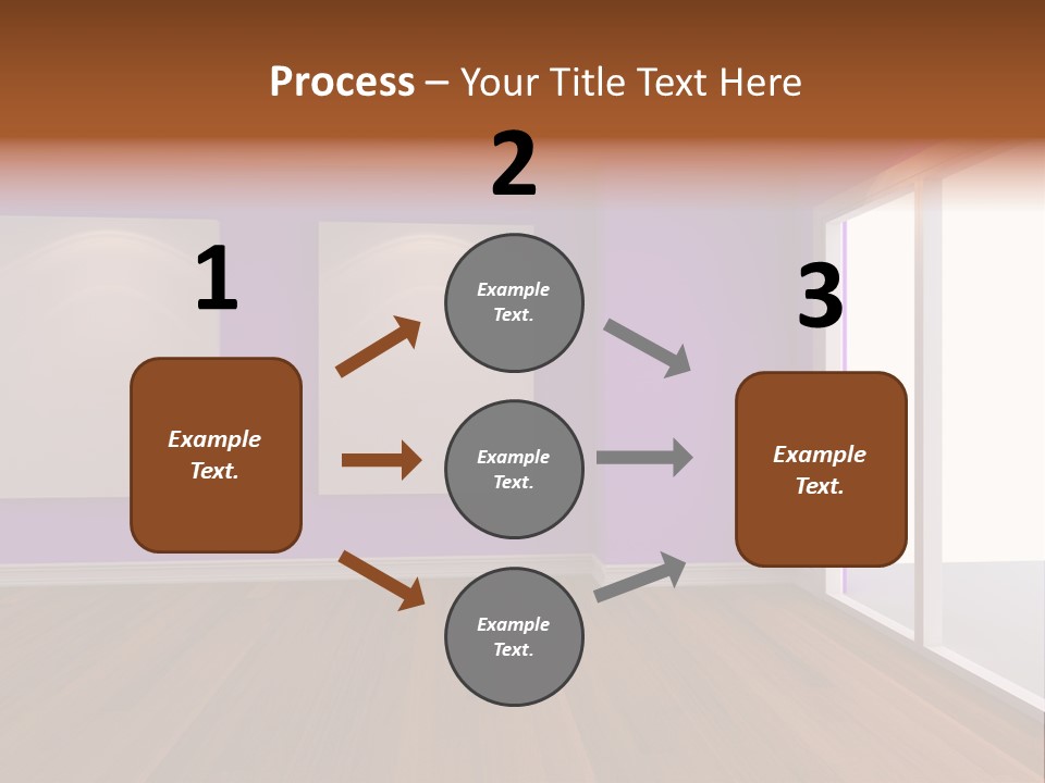 Light Display Door PowerPoint Template