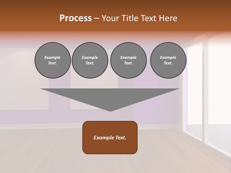 Light Display Door PowerPoint Template