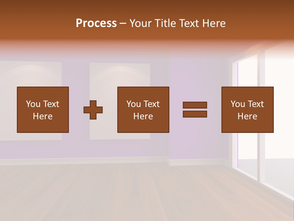 Light Display Door PowerPoint Template