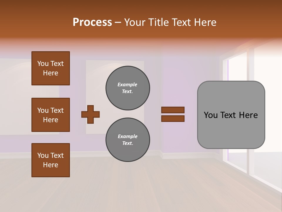 Light Display Door PowerPoint Template