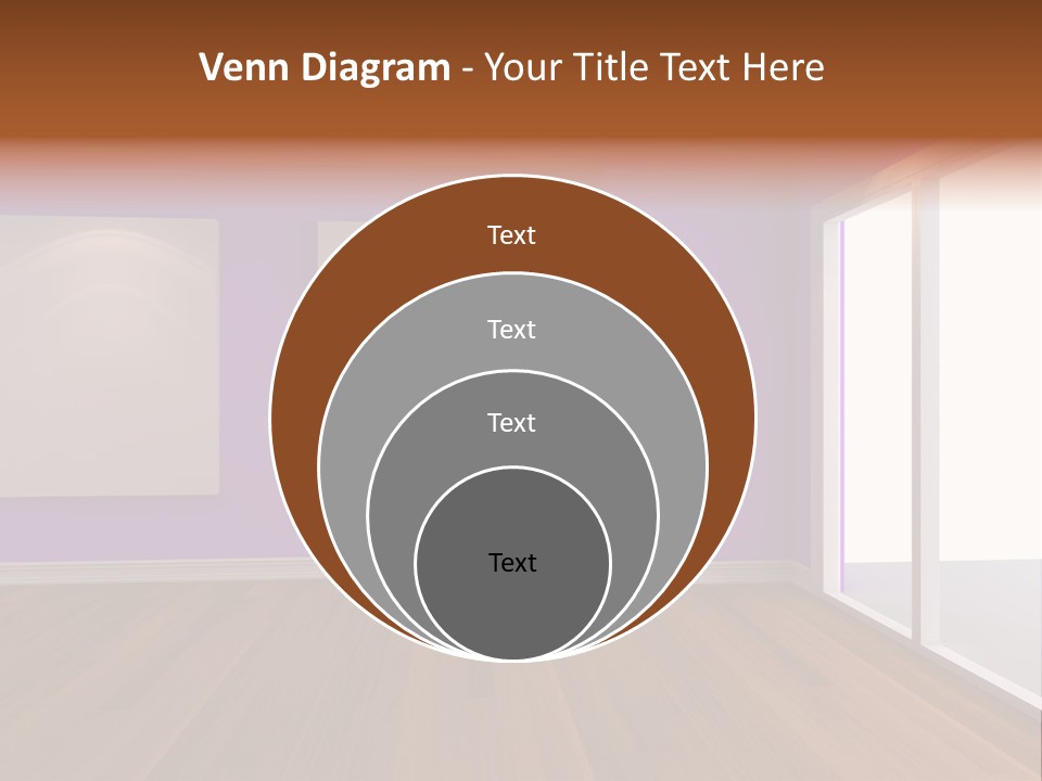 Light Display Door PowerPoint Template
