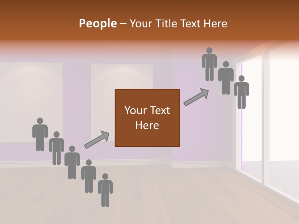 Light Display Door PowerPoint Template