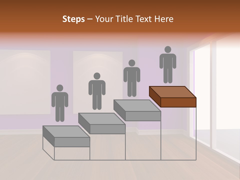 Light Display Door PowerPoint Template