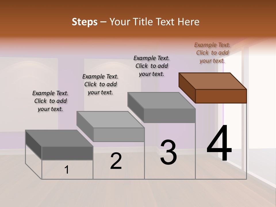 Light Display Door PowerPoint Template