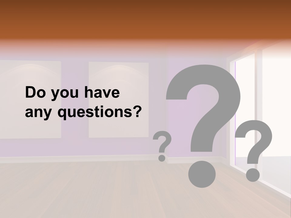 Light Display Door PowerPoint Template