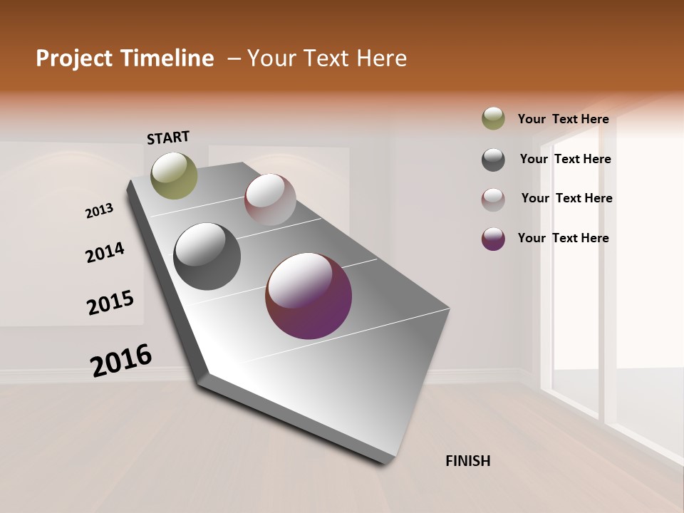 Light Show Glass PowerPoint Template