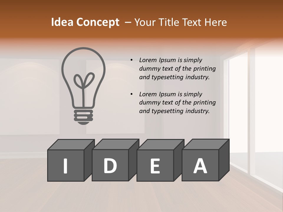 Light Show Glass PowerPoint Template