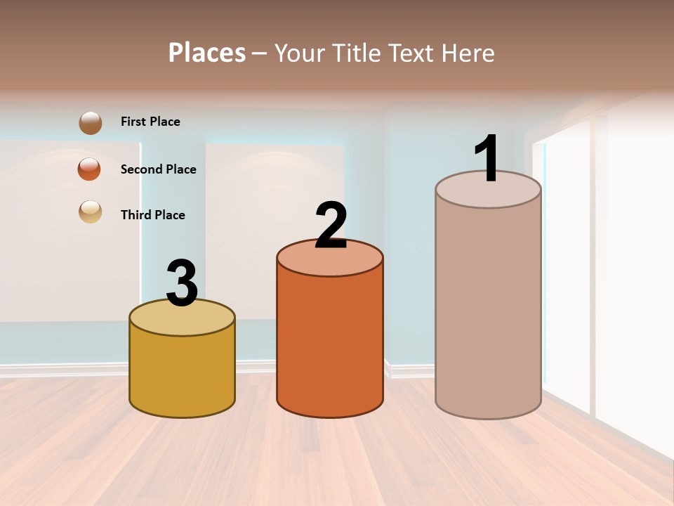 Door Wall Exhibition PowerPoint Template