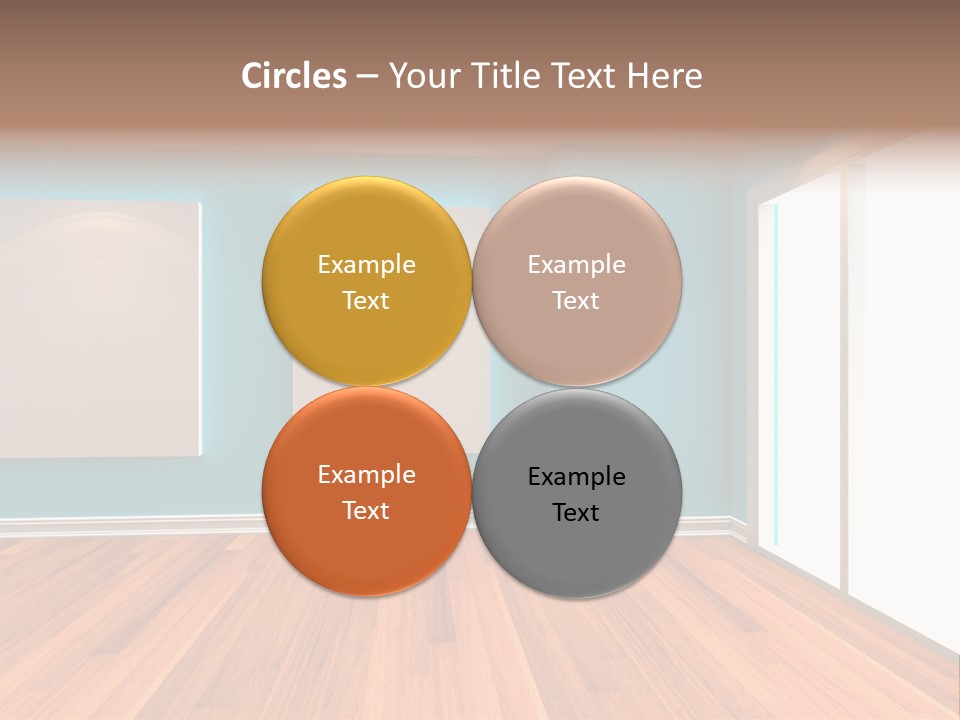 Door Wall Exhibition PowerPoint Template