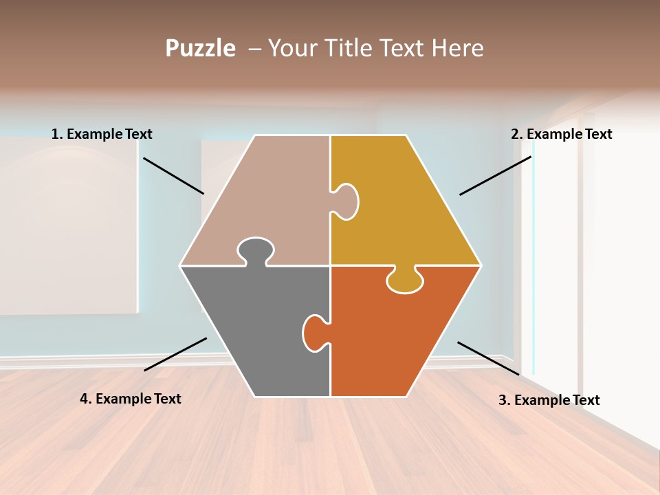 Door Wall Exhibition PowerPoint Template