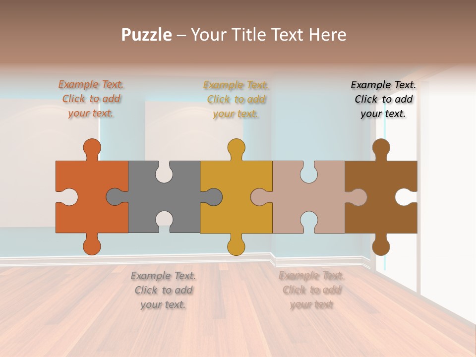 Door Wall Exhibition PowerPoint Template