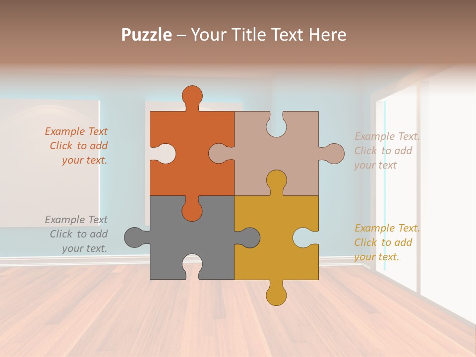 Door Wall Exhibition PowerPoint Template