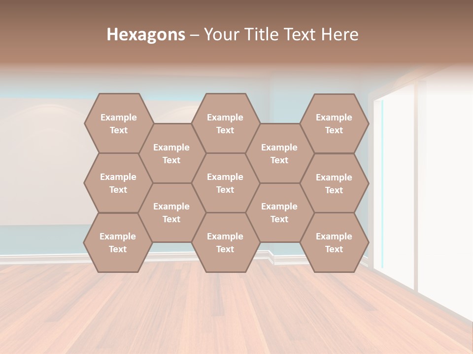 Door Wall Exhibition PowerPoint Template