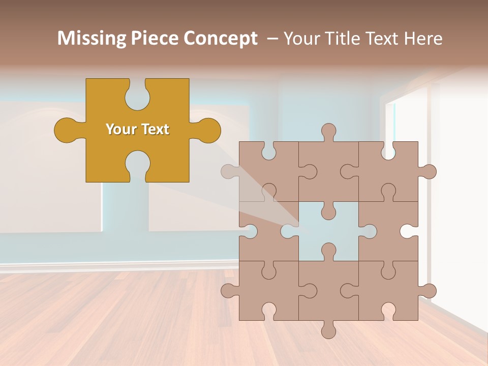 Door Wall Exhibition PowerPoint Template