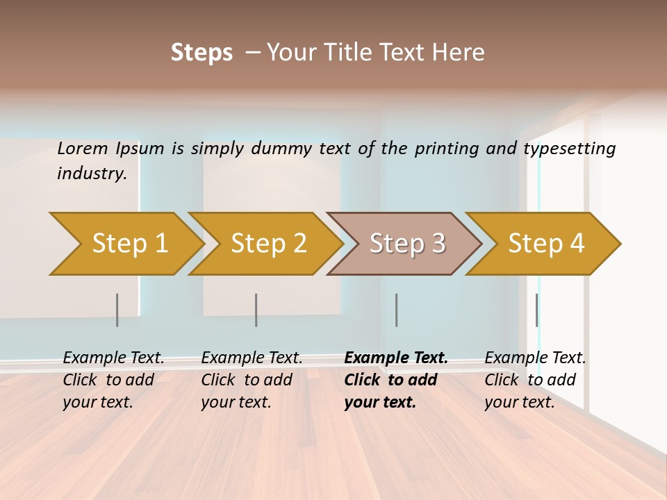 Door Wall Exhibition PowerPoint Template