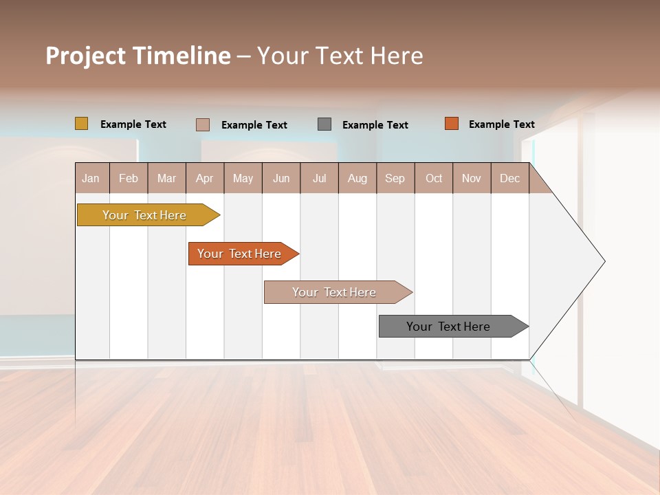 Door Wall Exhibition PowerPoint Template