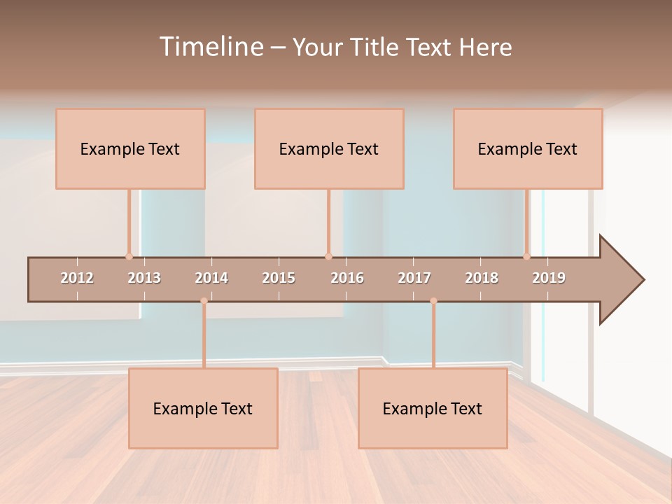 Door Wall Exhibition PowerPoint Template