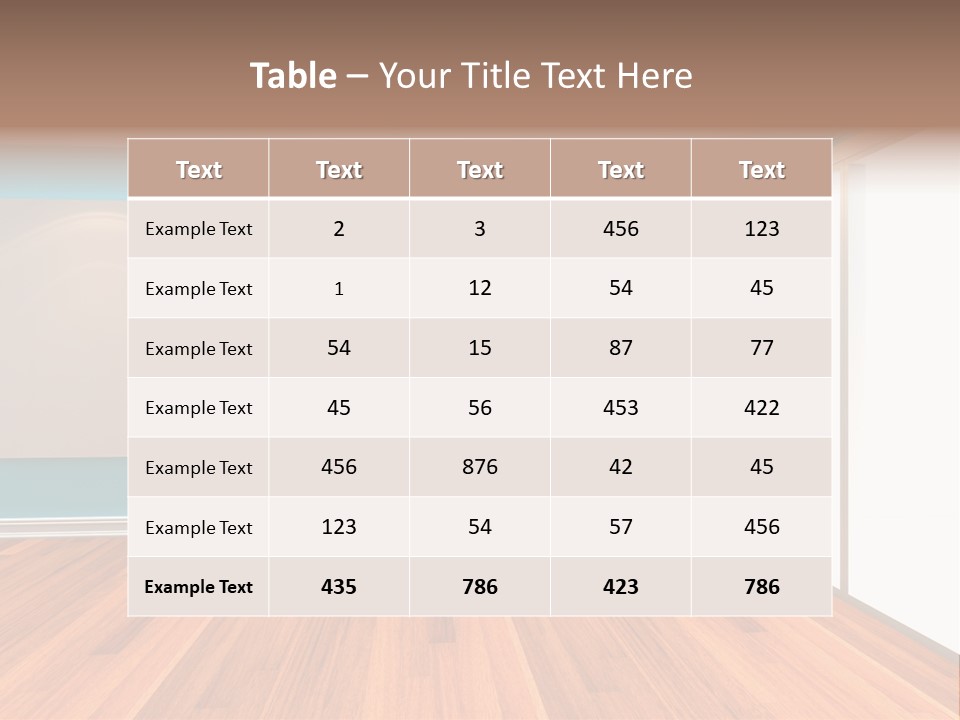 Door Wall Exhibition PowerPoint Template