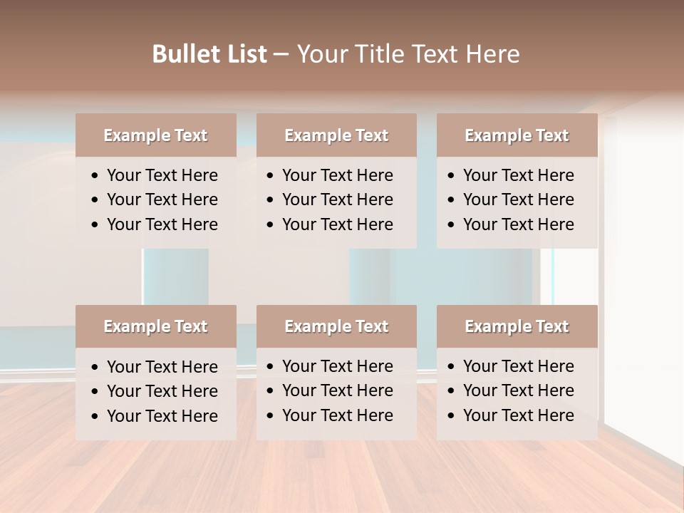 Door Wall Exhibition PowerPoint Template