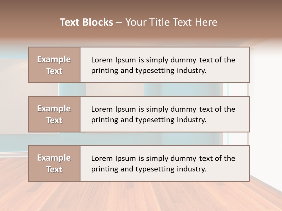 Door Wall Exhibition PowerPoint Template