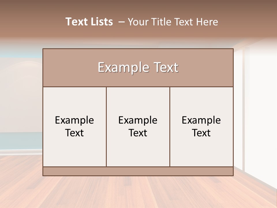 Door Wall Exhibition PowerPoint Template