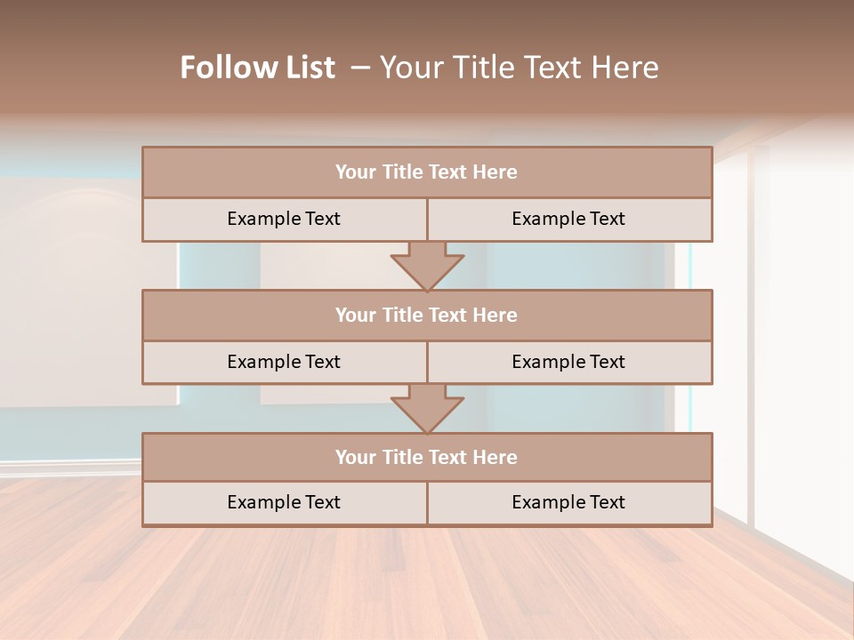 Door Wall Exhibition PowerPoint Template