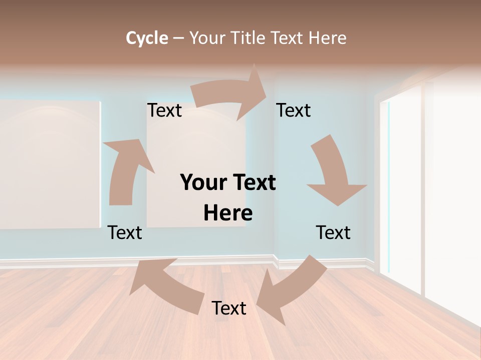 Door Wall Exhibition PowerPoint Template