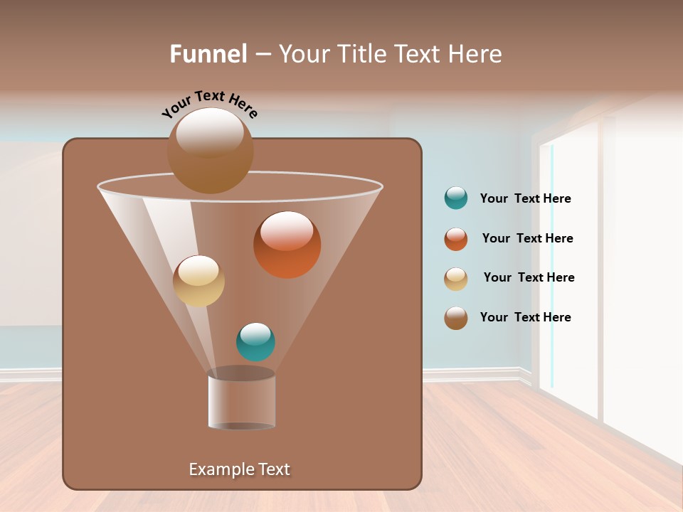 Door Wall Exhibition PowerPoint Template