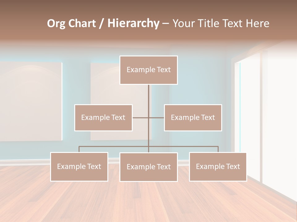 Door Wall Exhibition PowerPoint Template
