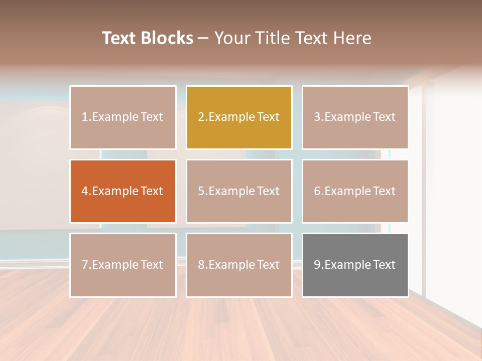 Door Wall Exhibition PowerPoint Template