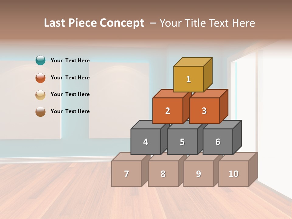 Door Wall Exhibition PowerPoint Template