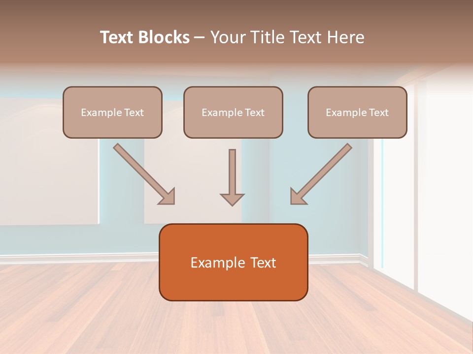 Door Wall Exhibition PowerPoint Template