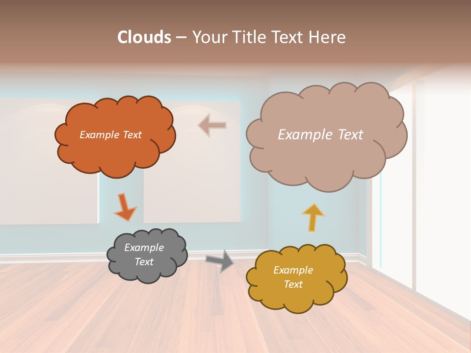 Door Wall Exhibition PowerPoint Template