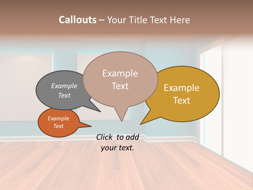 Door Wall Exhibition PowerPoint Template