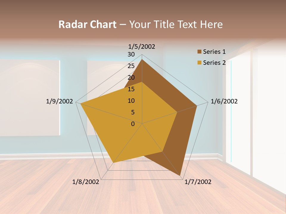 Door Wall Exhibition PowerPoint Template
