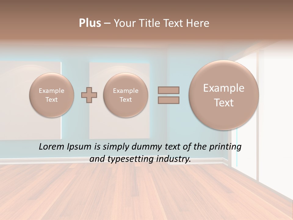 Door Wall Exhibition PowerPoint Template