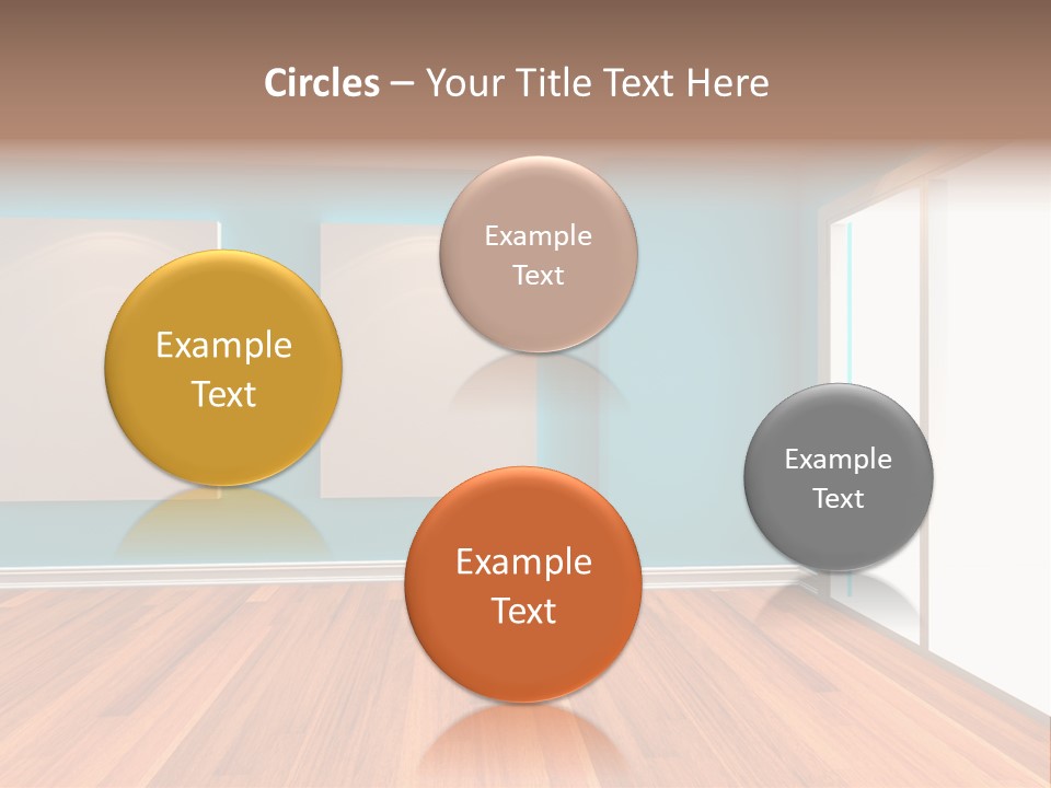 Door Wall Exhibition PowerPoint Template