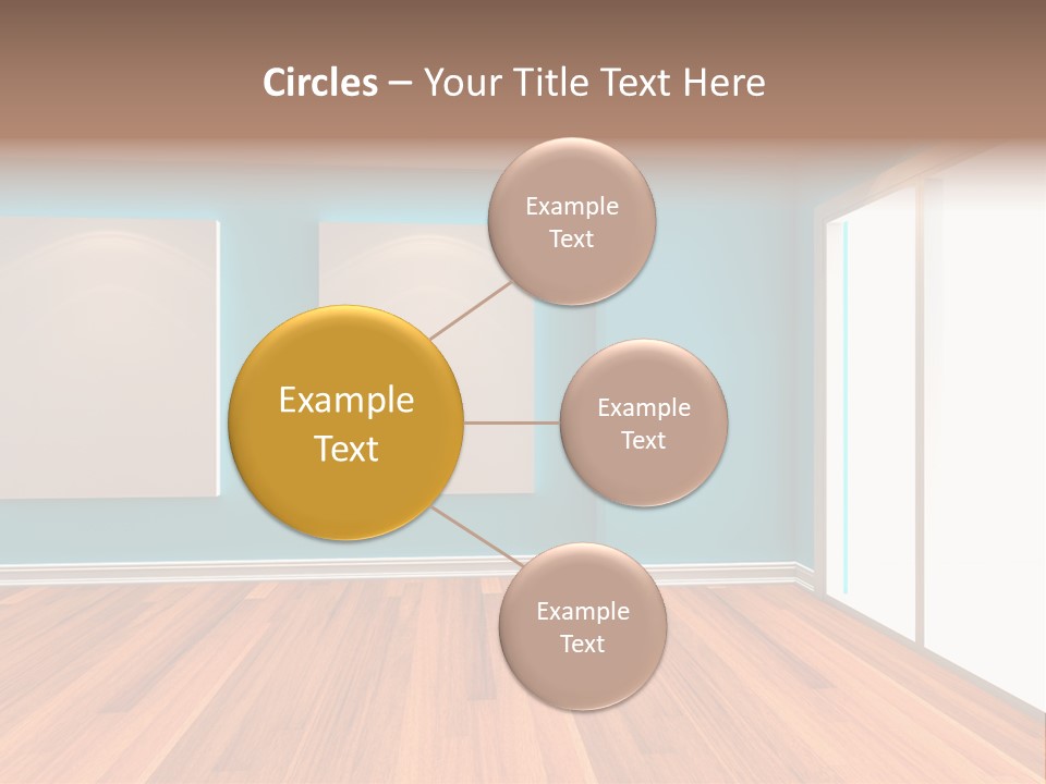 Door Wall Exhibition PowerPoint Template