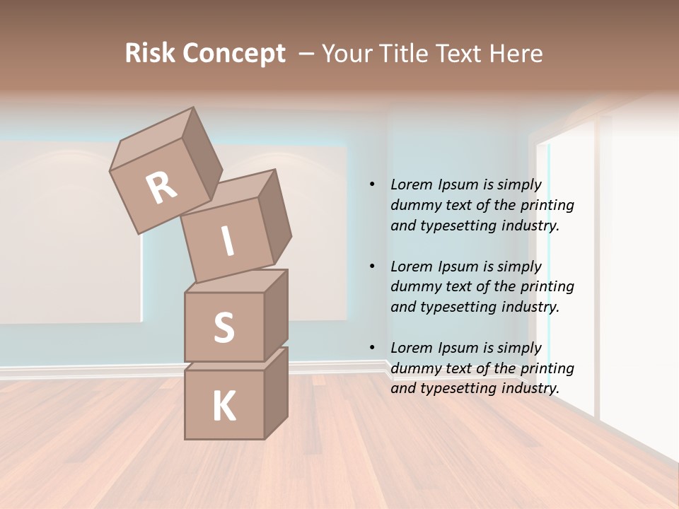 Door Wall Exhibition PowerPoint Template