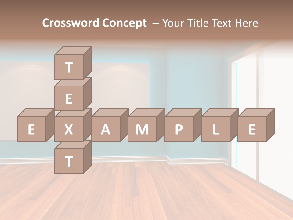 Door Wall Exhibition PowerPoint Template