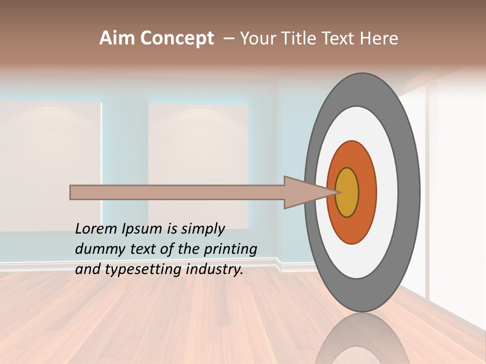 Door Wall Exhibition PowerPoint Template