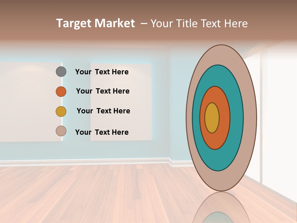 Door Wall Exhibition PowerPoint Template