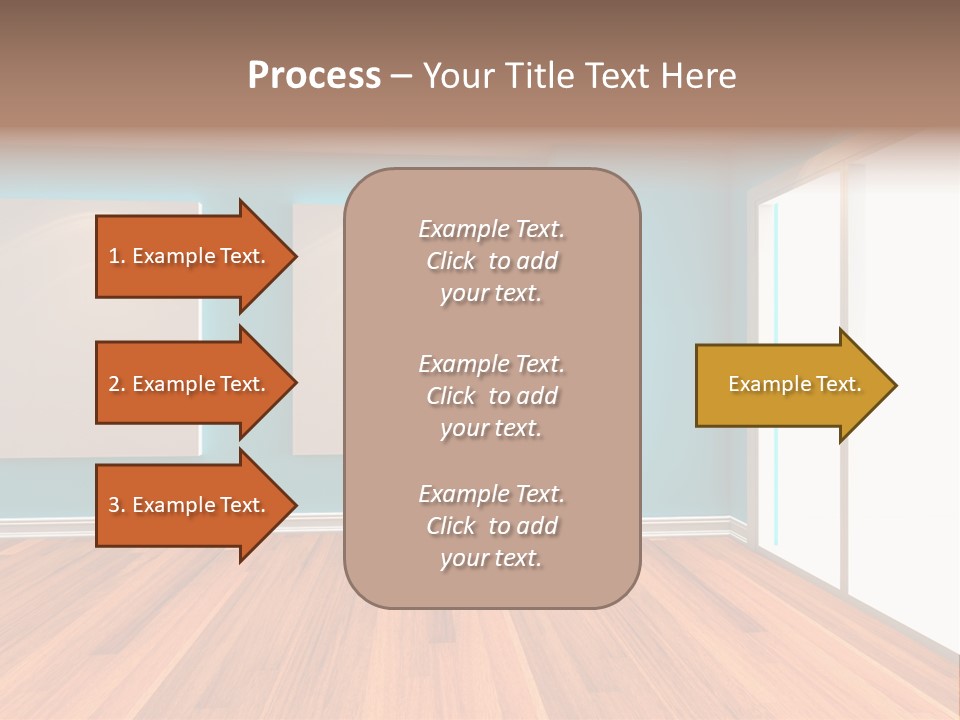 Door Wall Exhibition PowerPoint Template