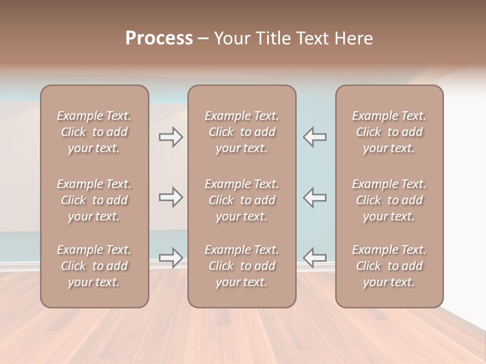 Door Wall Exhibition PowerPoint Template