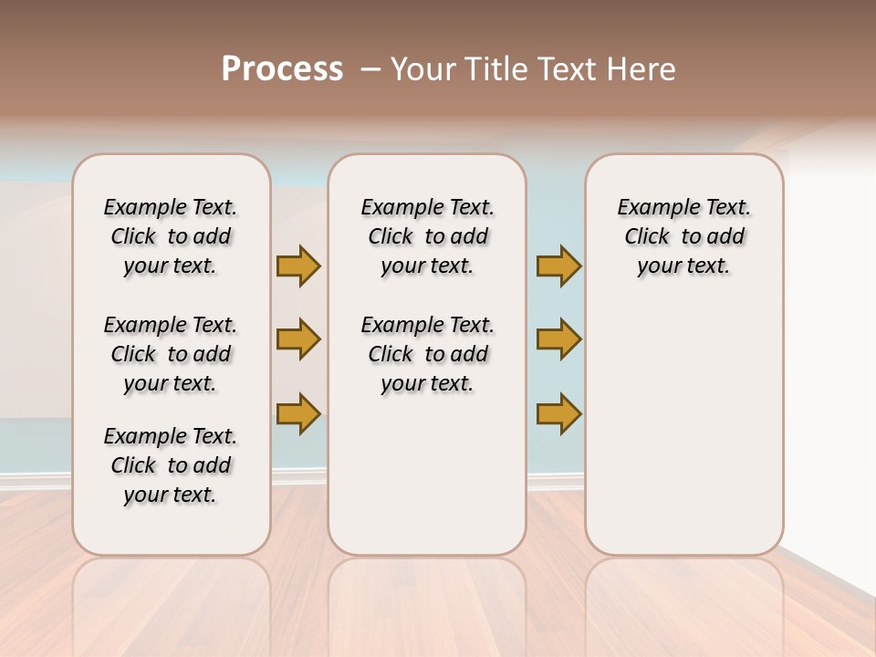 Door Wall Exhibition PowerPoint Template