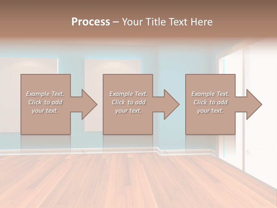 Door Wall Exhibition PowerPoint Template