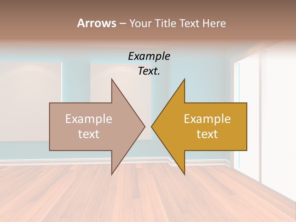 Door Wall Exhibition PowerPoint Template