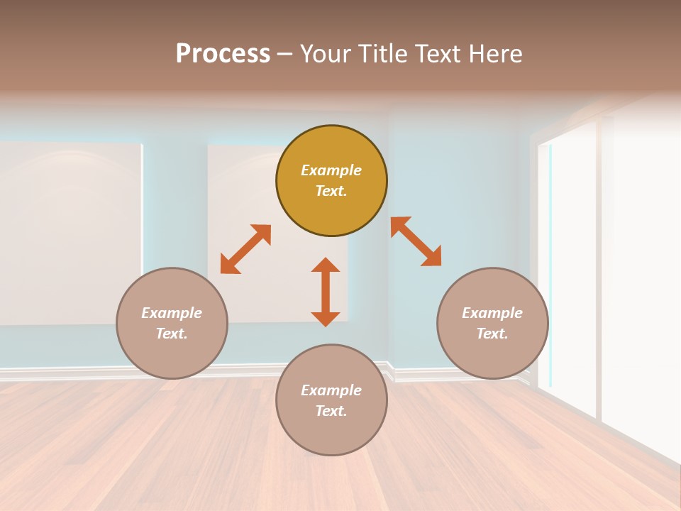 Door Wall Exhibition PowerPoint Template